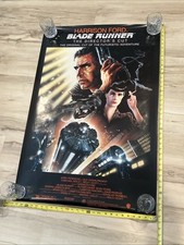 ROLL 1992 BLADERUNNER REŻYSER CIĘTY DWUSTRONNY PLAKAT FILMOWY HARRISON FORD na sprzedaż  Wysyłka do Poland