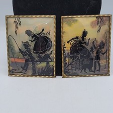 Pair antique reverse for sale  Zimmerman