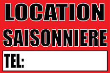 Panneau location saisonniére d'occasion  Marennes