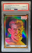 Usado, 2023 Upper Deck Marvel Platinum Sandman Amber Crystals #/5 PSA 10 comprar usado  Enviando para Brazil