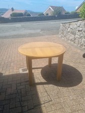 Oak extendable dining for sale  COLWYN BAY