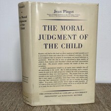 The Moral Judgment Of The Child by Jean Piaget 1968 Vintage Psychology Book comprar usado  Enviando para Brazil