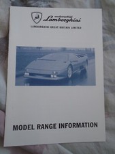 Lamborghini range brochure for sale  KINGS LANGLEY