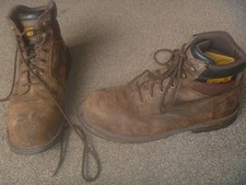 Cat work boots for sale  TIVERTON