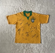 Camiseta 1990s Brasil CBF Team assinada 17+ autógrafos Cafu Zetti Zinho Rai Taffarel comprar usado  Enviando para Brazil