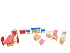 Wooden furniture dollhouse for sale  Delaware