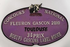 Plaque concours agricole d'occasion  Castres