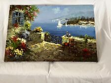 Canvas painting signed for sale  Canandaigua