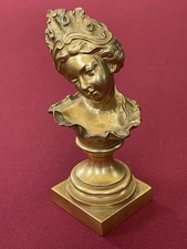 Gilded bronze bust d'occasion  Expédié en Belgium