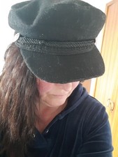 Captain hat black for sale  PWLLHELI