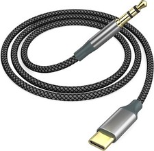 Cabo estéreo para coche conector auxiliar de áudio USB C a 3,5 mm comprar usado  Enviando para Brazil