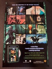 ANIMATRIX DVD lançamento Warner Bros. Matrix Trilogy ~ Página de quadrinhos ANÚNCIO IMPRESSO 2003, usado comprar usado  Enviando para Brazil