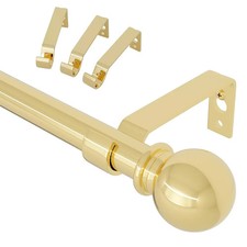Gold curtain poles for sale  COVENTRY