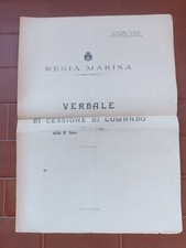 Documento regia marina usato  Sant Anastasia