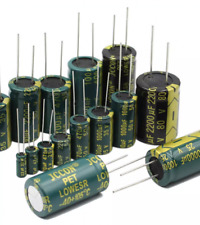 Capacitor eletrolítico radial de alumínio 10pcs 10~500V 10-22000uF alta frequência, usado comprar usado  Enviando para Brazil