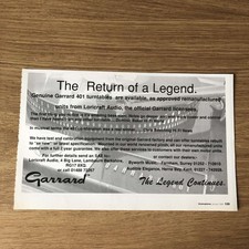 Gram209 magazine advert for sale  UK