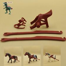 Conjunto Playmobil para carrinho de puxar cavalos-stagecoach-chair-rein-hars comprar usado  Enviando para Brazil
