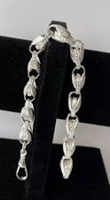 Silver tulip link for sale  BIRMINGHAM