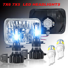 Farol de LED retangular 5X7" 7X6 polegadas H6054 feixe Hi-Lo para Chevy El Camino Malibu comprar usado  Enviando para Brazil