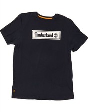 Camiseta masculina gráfica ajuste regular TIMBERLAND azul marinho algodão DM32 comprar usado  Enviando para Brazil