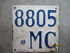 License plate italy usato  Ostra Vetere