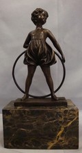 Statue sculpture fille d'occasion  Jeumont