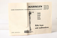 Märklin anleitung 7039 gebraucht kaufen  Wesel