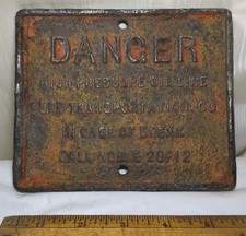 cast iron sign for sale  Greenup