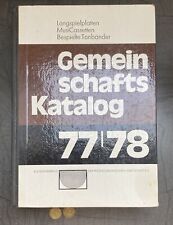 Gemeinschaftskatalog tonträge gebraucht kaufen  Bad Schönborn