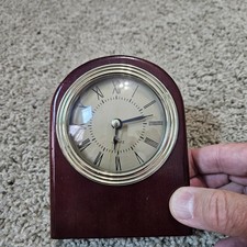 Wooden desk clock for sale  Dekalb