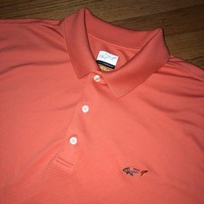 Camisa polo masculina elástica tamanho XL nova sem etiquetas Greg Norman Play Dry Golf Shark Logo S/S comprar usado  Enviando para Brazil