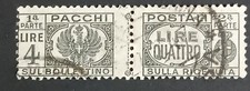 Francobolli pacchi postali usato  Valdastico