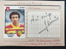 Venancio Ramos +Uruguay+ Karteikarte mit origin. Autogramm +RC Lens+, usado comprar usado  Enviando para Brazil