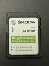 škoda sat nav for sale  LONDON