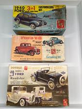 AMT Ford 40 Deluxe-32 Deuce-29Roadster Kits de Modelos Grupo de 3 Kits-Vintage! comprar usado AMT Ford 40 Deluxe-32 Deuce-29Roadster Kits de Modelos Grupo de 3 Kits-Vintage! comprar usado  Enviando para Brazil