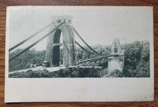 1901 Clifton Suspension Bridge, pocztówka z Bristolu do Thorn Park Ave, Plymouth, używany na sprzedaż  Wysyłka do Poland