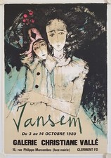 Affiche jansem 1980 d'occasion  La Courtine