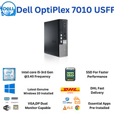 Computador desktop rápido Core i5 Dell OptiPlex 3020 16GB RAM 1TB HDD SSD SFF Windows 10/11 comprar usado  Enviando para Brazil