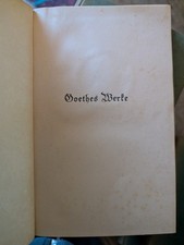 Wolfgang goethe goethes gebraucht kaufen  Mönchengladbach