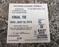 1978 european cup for sale  BIRKENHEAD