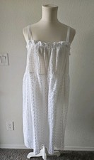 White sleeveless eyelet for sale  San Diego