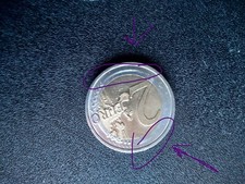 Euro errore conio usato  Pavia