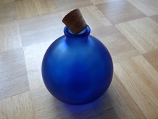 Glasflasche blau korken gebraucht kaufen  Nürnberg