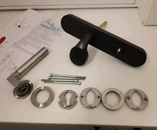 Haustür garnitur schwarz gebraucht kaufen  Briesen (Mark)