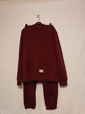 Mens burgundy tracksuit for sale  DAGENHAM