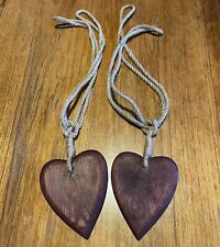 Pair handmade wooden for sale  OBAN