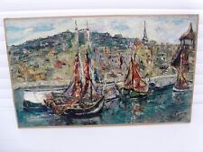 Peinture huile toile d'occasion  France