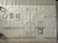 Vintage 1883 blueprint for sale  Bristol