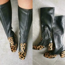 Prada stiefel leder gebraucht kaufen  Mönchengladbach