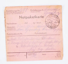 Not paketkarte 1944 gebraucht kaufen  Neugersdorf